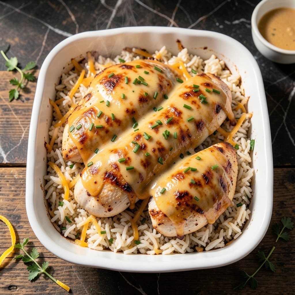 Baked Chicken Breast and Rice Casserole Recipe: One-Dish Meal with Tender Bites