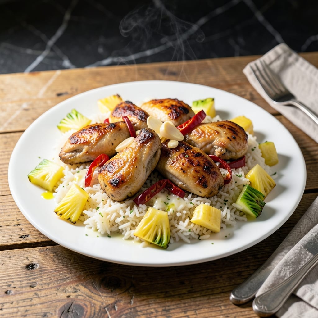 Pineapple Chicken Coconut Rice Recipe: Tropical Fusion in One Pot