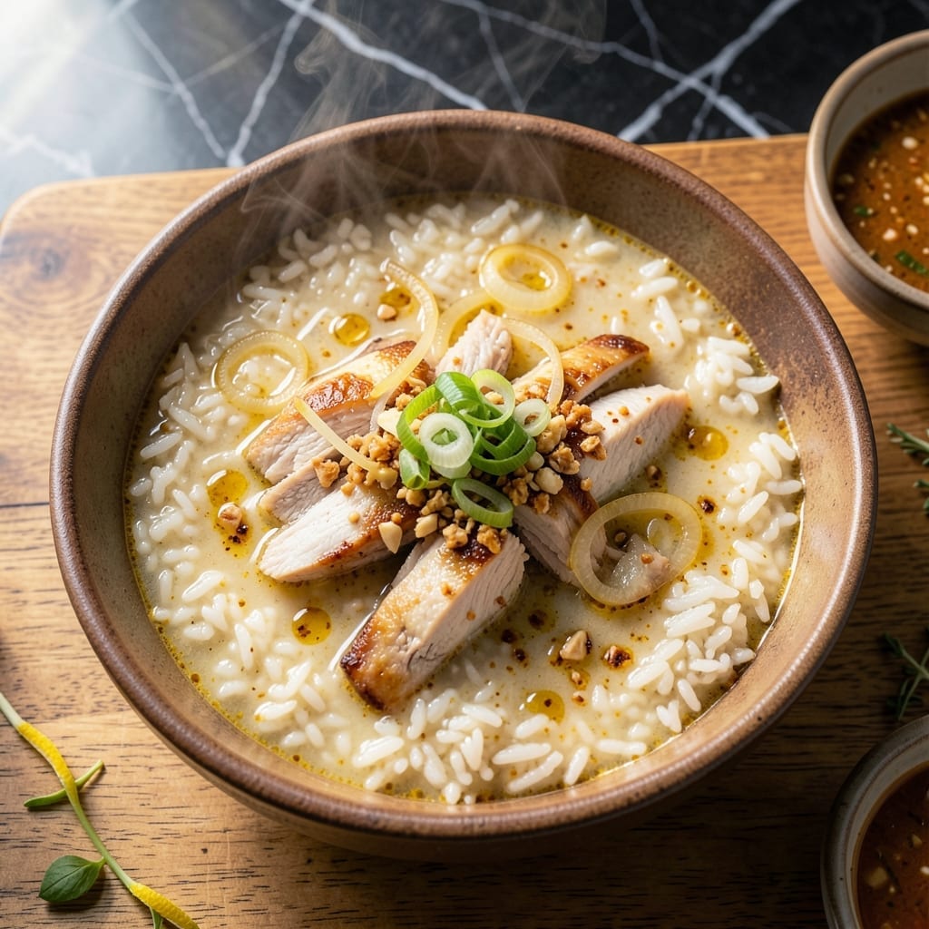 Filipino Rice Soup Recipe: Ginger-Infused Comfort Bowl