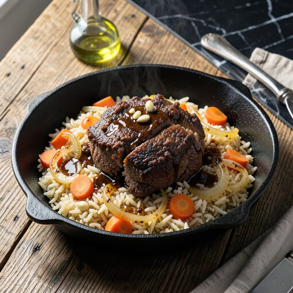 Bison and Rice Recipe: Wild GameRichness Over Fluffy Grains