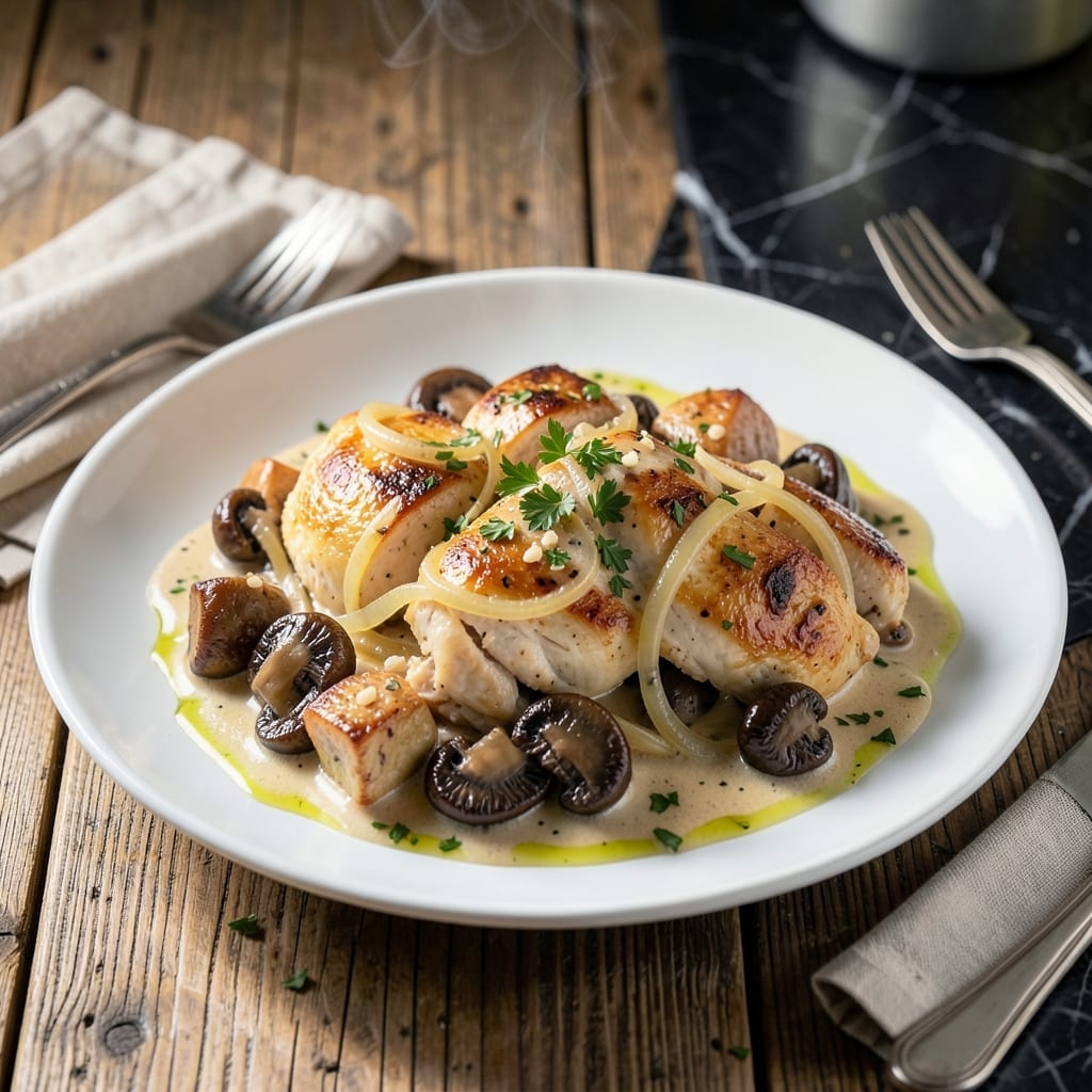 Baked Chicken Stroganoff Recipe: Mushroom and Sour Cream Indulgence Baked Chicken Stroganoff Recipe: Mushroom and Sour Cream Indulgence