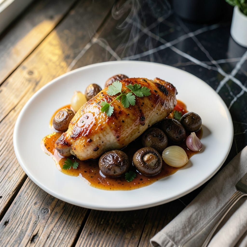 Chicken Chasseur Recipe: French Countryside Flavors with Mushrooms and White Wine Chicken Chasseur Recipe: French Countryside Flavors with Mushrooms and White Wine