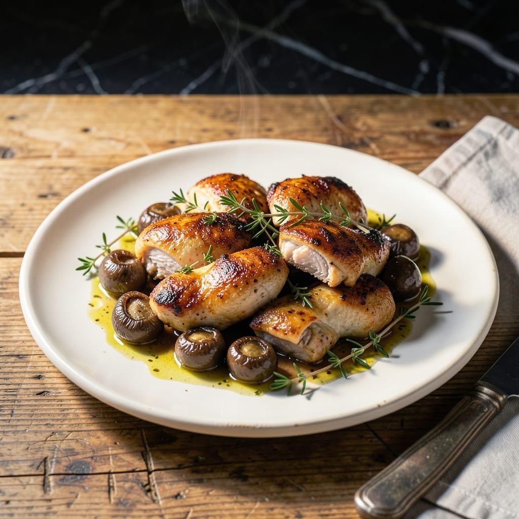 Chicken Mushroom Oven Recipe: Earthy and Savory Sheet Pan Dinner