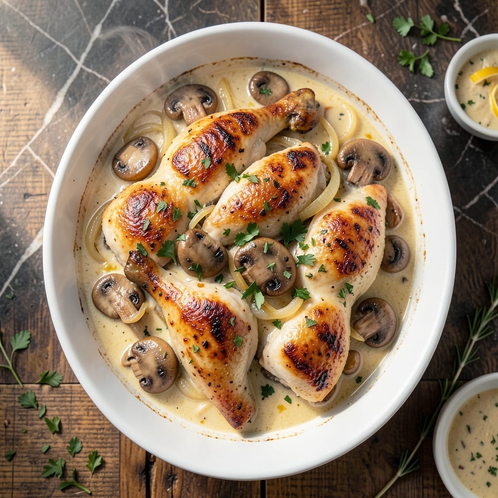Mary Berry Chicken Casserole Recipe: Wine-Infused Mushroom Comfort