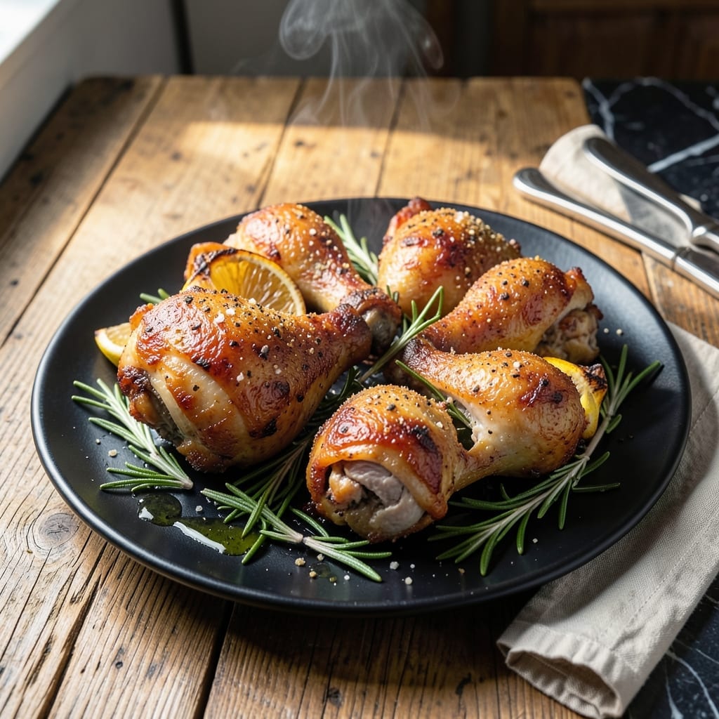 Chicken Drumsticks Recipe: Oven-Baked Crispy Skin and Succulent Meat