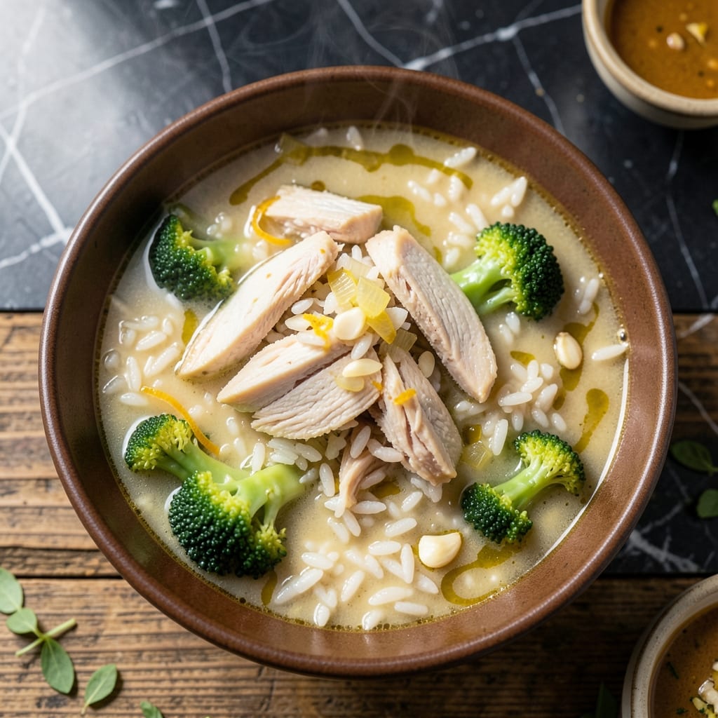 Chicken Broccoli Rice Soup Recipe: Velvety Broth With Tender Chicken