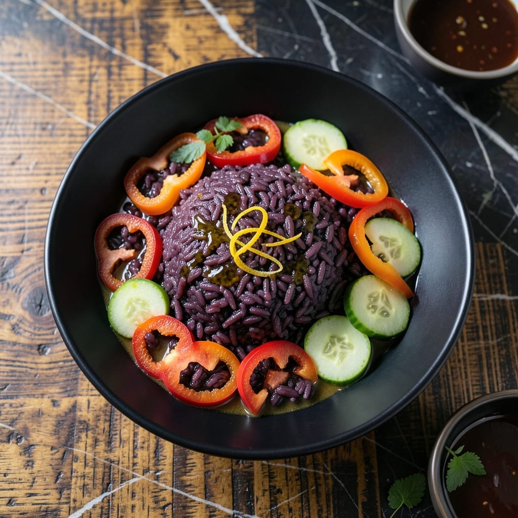 Forbidden Rice Bowl Recipe: Nutty Depth With Bold Toppings Forbidden Rice Bowl Recipe: Nutty Depth With Bold Toppings