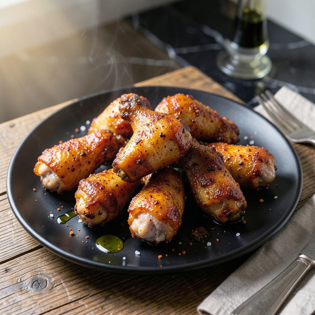 Chicken Wing Drumettes Recipe: Oven-Baked Crispy Bites