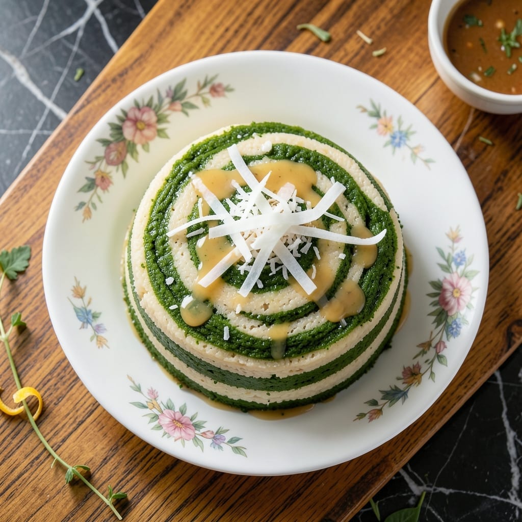 Indonesian Rice Cake Recipe: Steamed Coconut Pandan Delight Indonesian Rice Cake Recipe: Steamed Coconut Pandan Delight