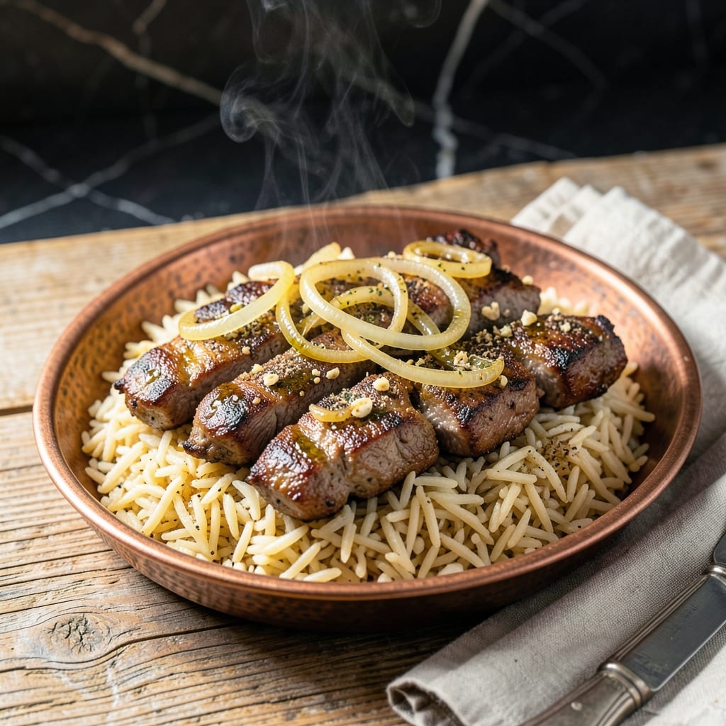 Kebab Rice Recipe: Middle Eastern Spiced One-Pot Marvel