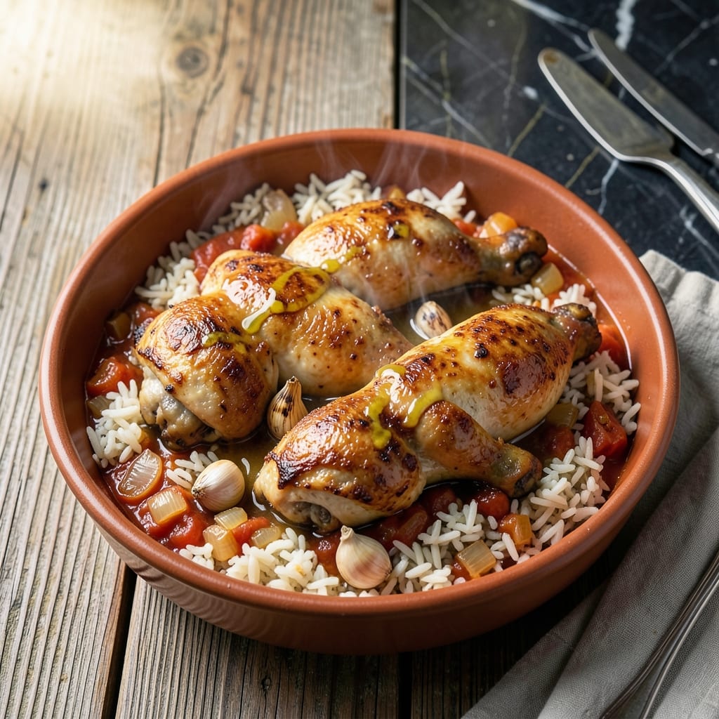 Mexican Chicken and Rice Bake Recipe: Spiced One-Pan Fiesta Mexican Chicken and Rice Bake Recipe: Spiced One-Pan Fiesta