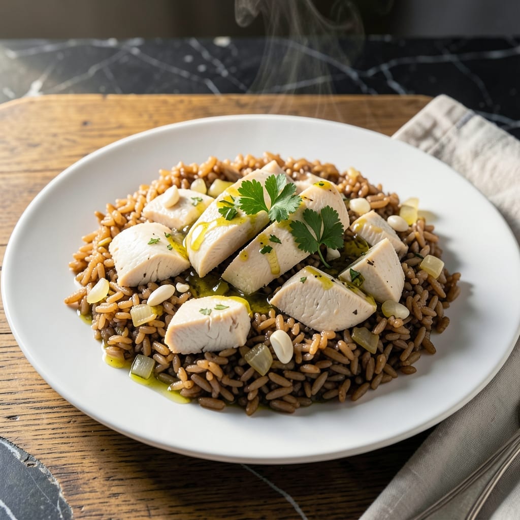 Healthy Chicken Flavored Rice Recipe: Light and Nutrient-Packed Meal