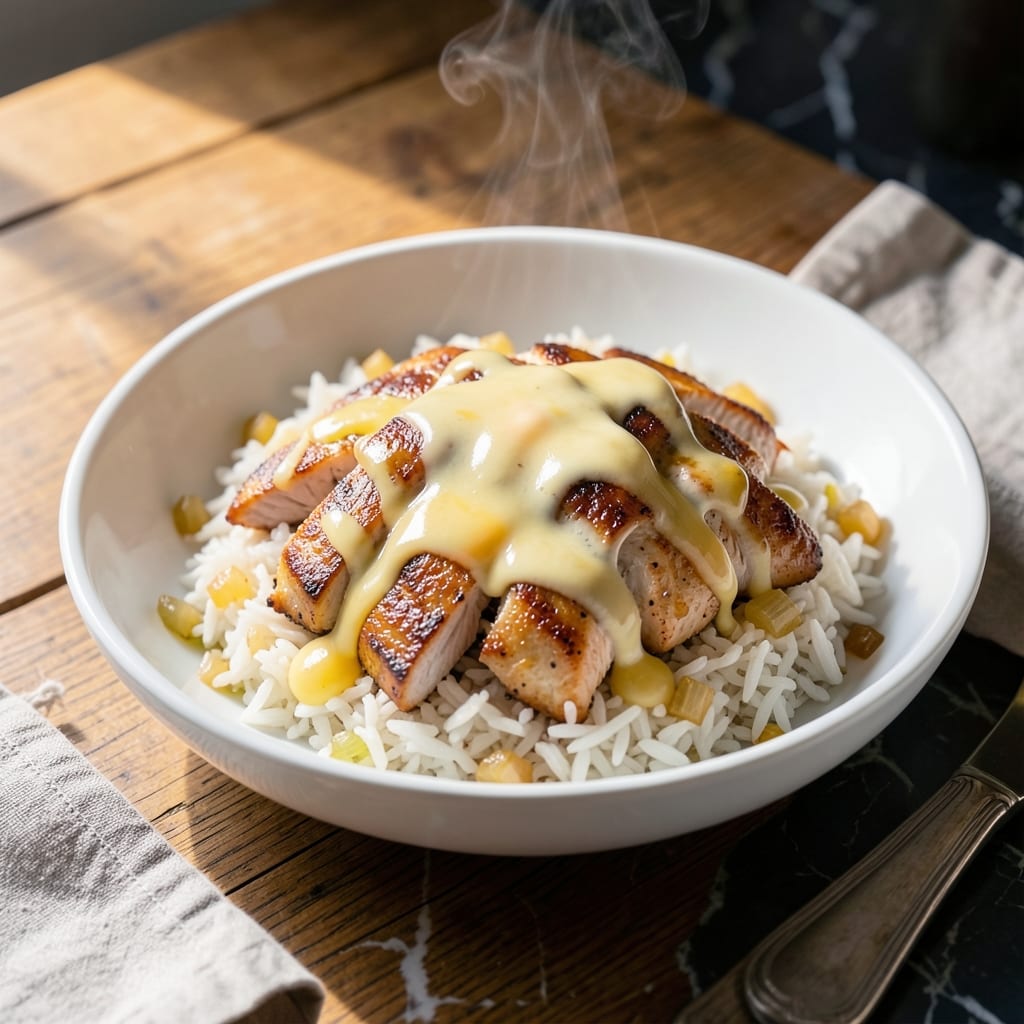 Cheesy Chicken and Rice Recipe With Velveeta: Ultra Creamy One-Pot Meal