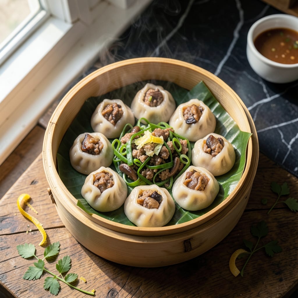 Recipe for Rice Dumplings: Chewy Pillows With Savory Fillings