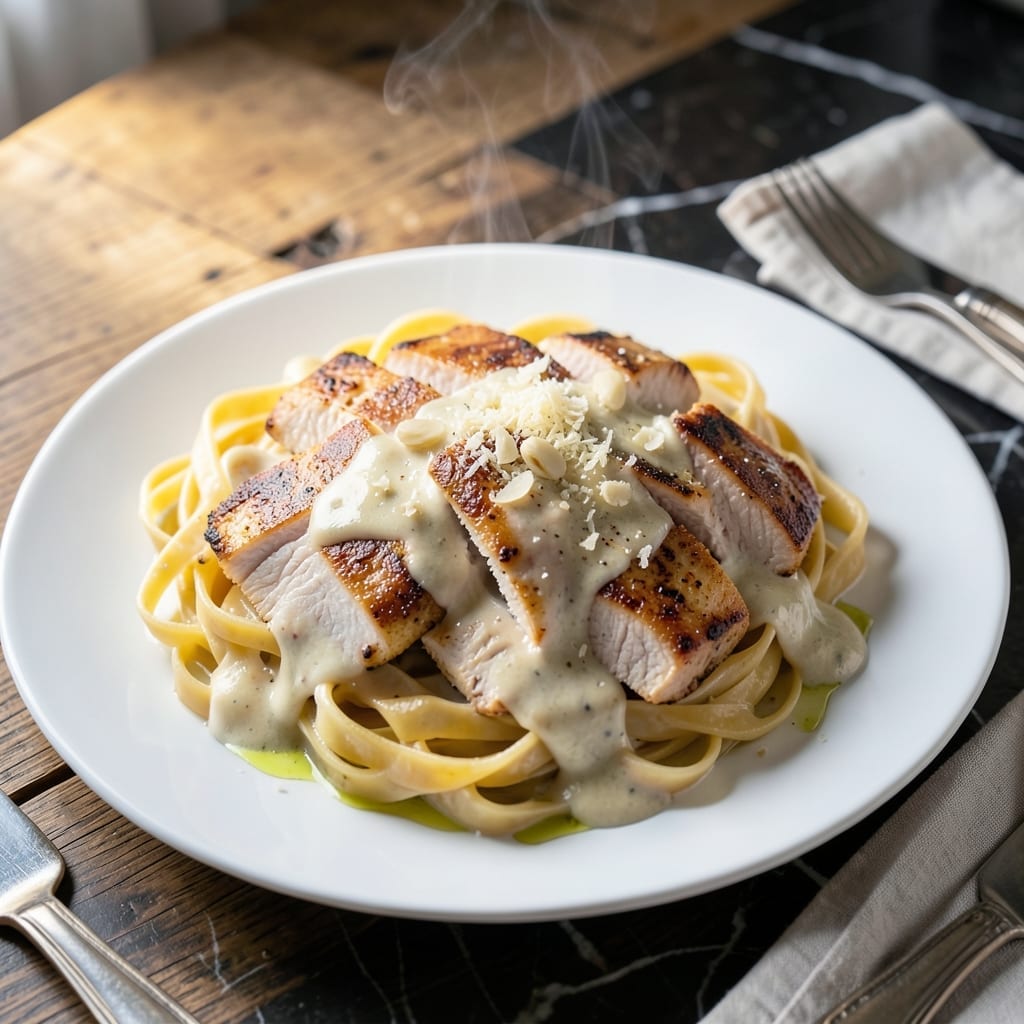 Chicken Recipe for Chicken Alfredo: Silky Fettuccine Coated in Rich Sauce Chicken Recipe for Chicken Alfredo: Silky Fettuccine Coated in Rich Sauce