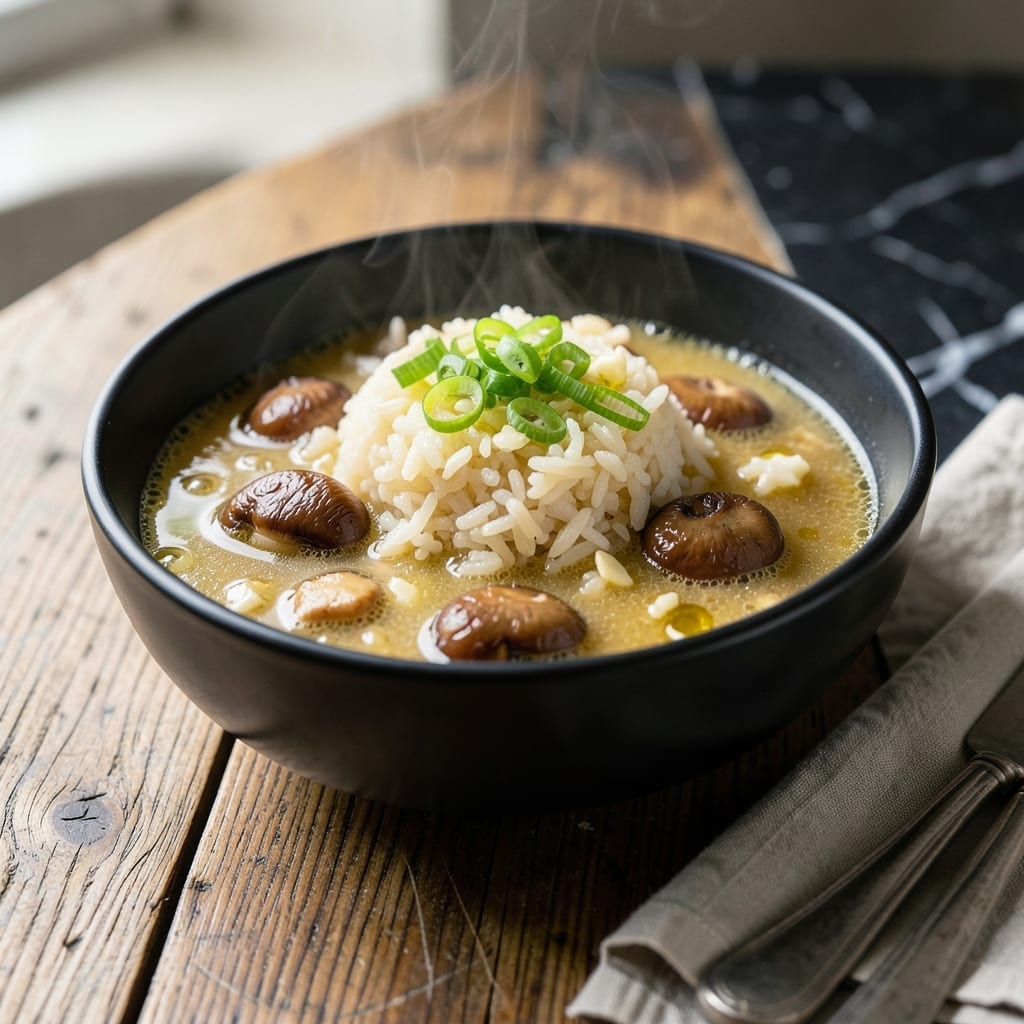 Brothy Rice Recipe: Savory Porridge With Umami Depth Brothy Rice Recipe: Savory Porridge With Umami Depth