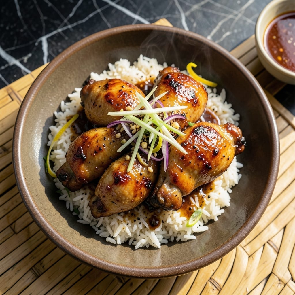 Vietnamese Chicken And Rice Recipe: Fragrant Lemongrass Infusion