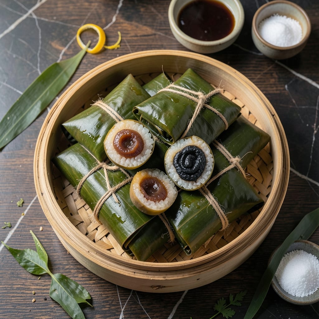 Recipe for Chinese Rice Dumplings: Glutinous Sticky Bites for Festive Celebrations