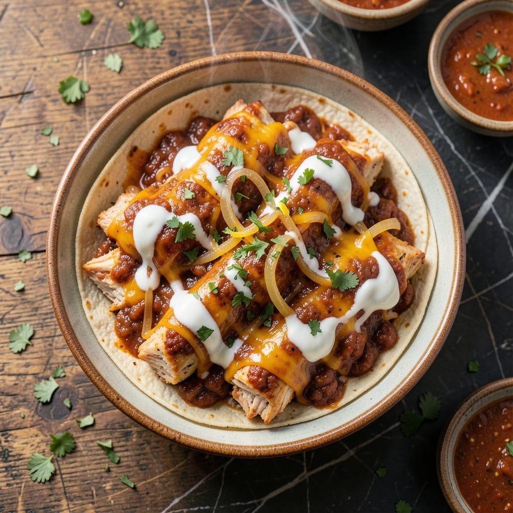 Chicken Enchilada Recipe With Canned Chicken: Weeknight-Friendly Cheesy Delight
