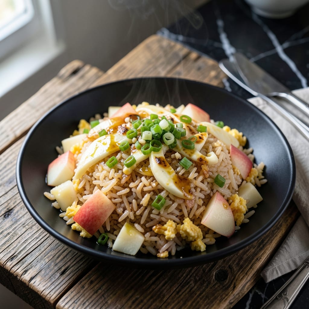 Fuji Fried Rice Recipe: Sweet Apple and Savory Wok Tradition