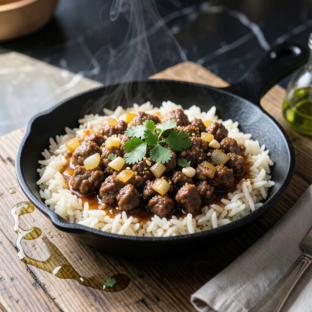 Taco Rice Recipe With Ground Beef: Tex-Mex Flavor in One Skillet Taco Rice Recipe With Ground Beef: Tex-Mex Flavor in One Skillet