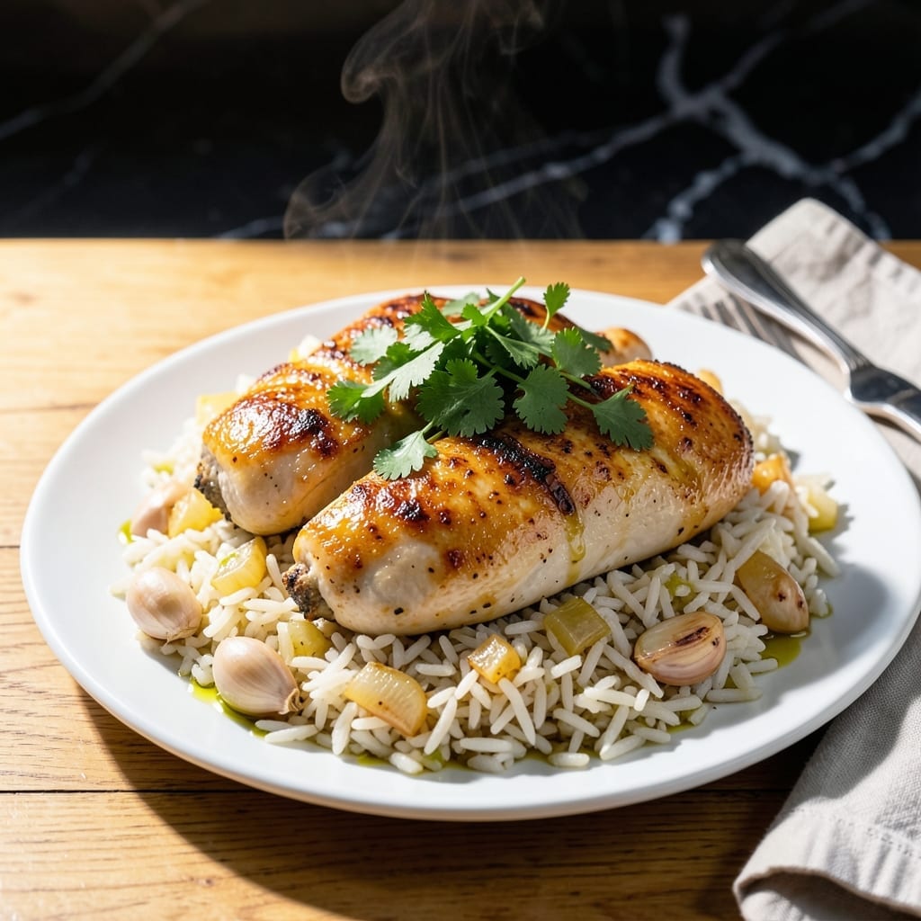 Chicken and Cilantro Lime Rice Recipe: Zesty Citrus and Herb Infusion