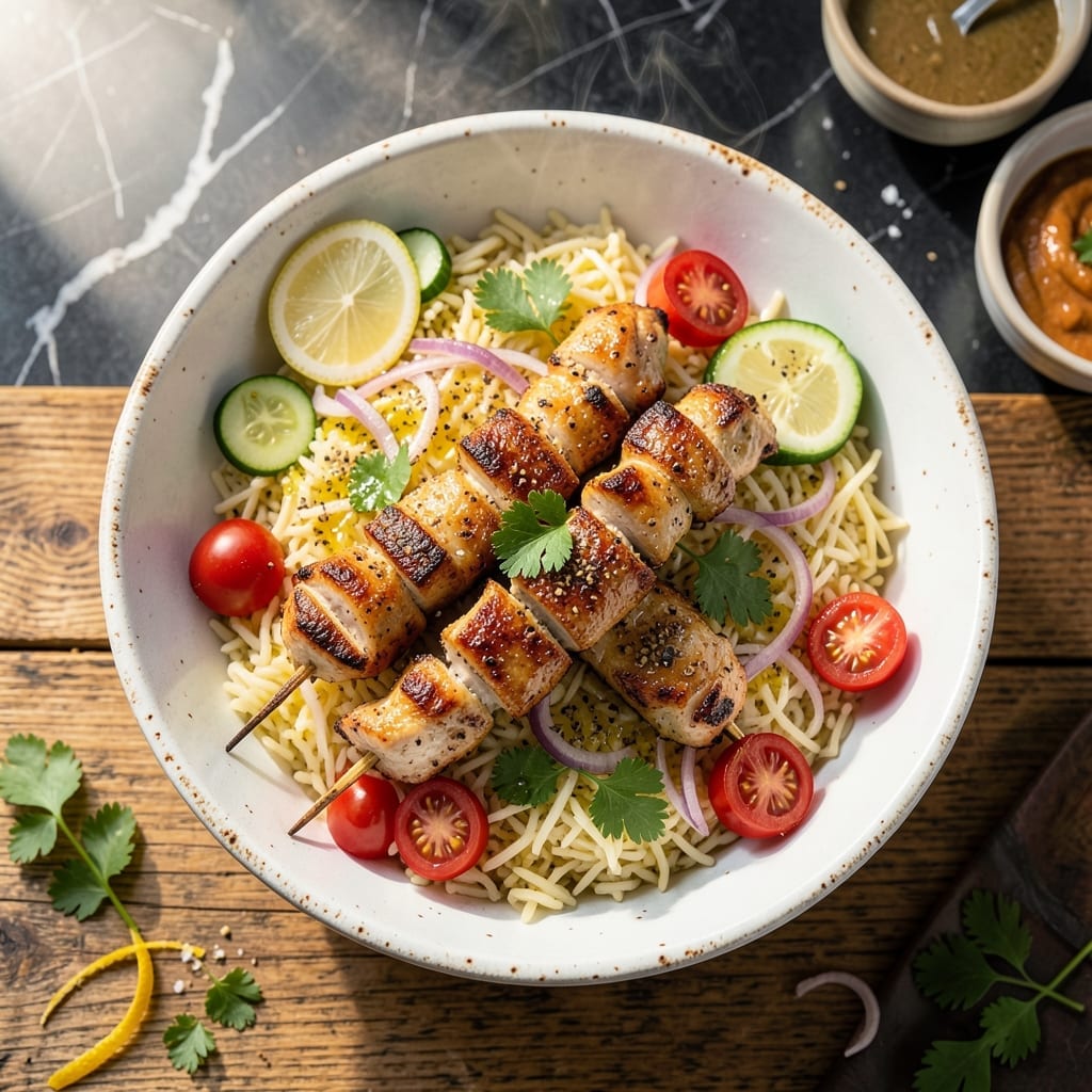 Recipe for Chicken Souvlaki Greek Chicken: Skewered Mediterranean Flavor