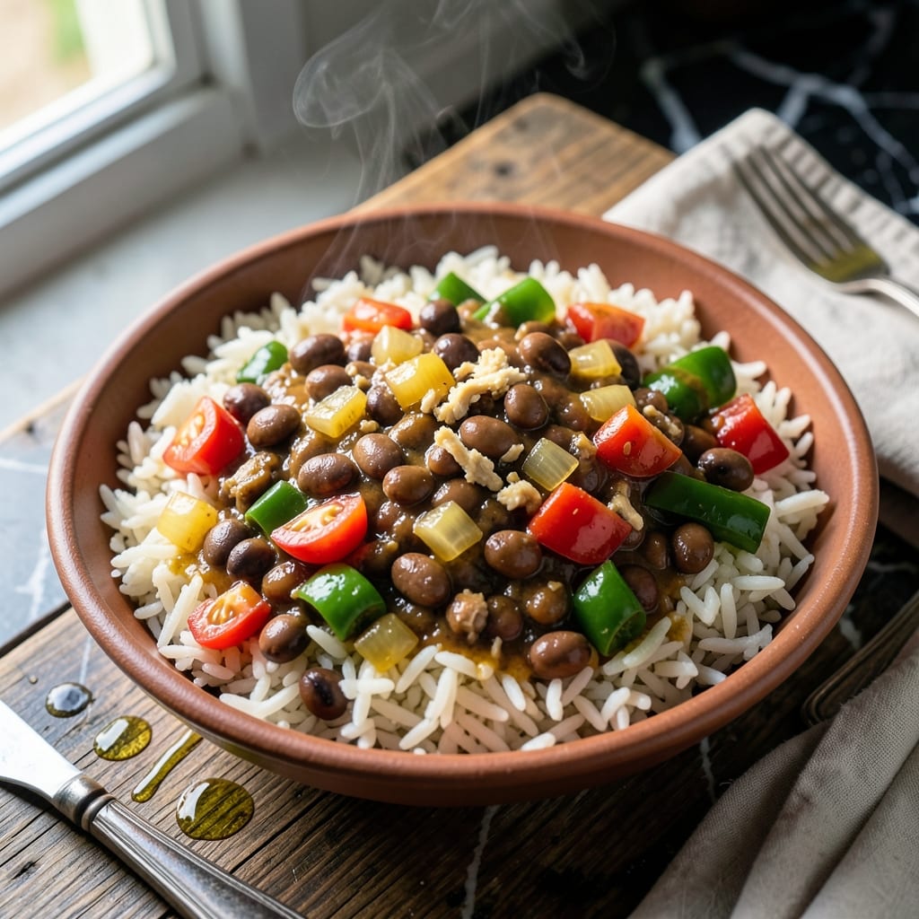 Ghana Rice and Beans Recipe: West African Spiced Tradition Ghana Rice and Beans Recipe: West African Spiced Tradition