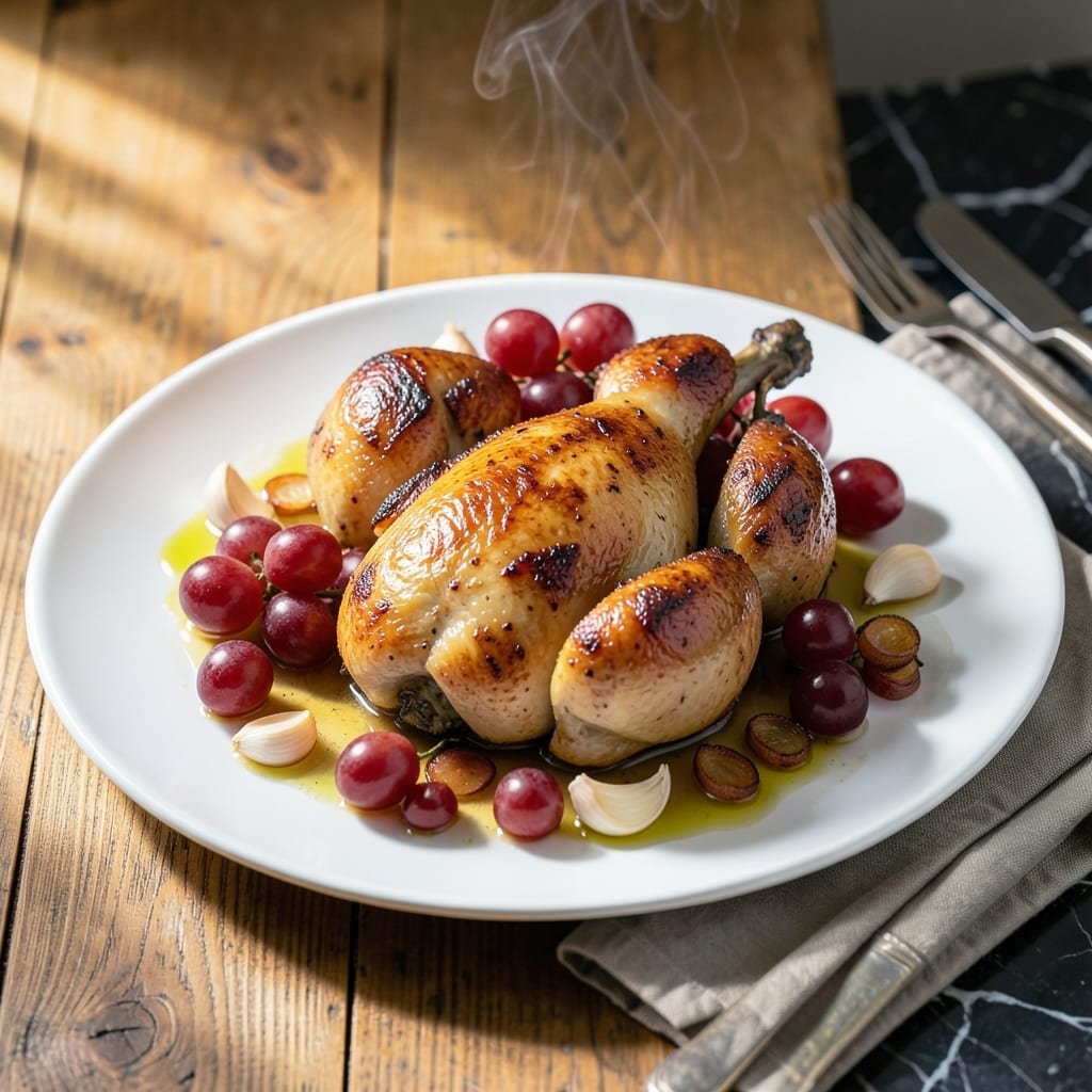 Chicken With Grapes Recipe: Sweet and Savory French Bistro Style