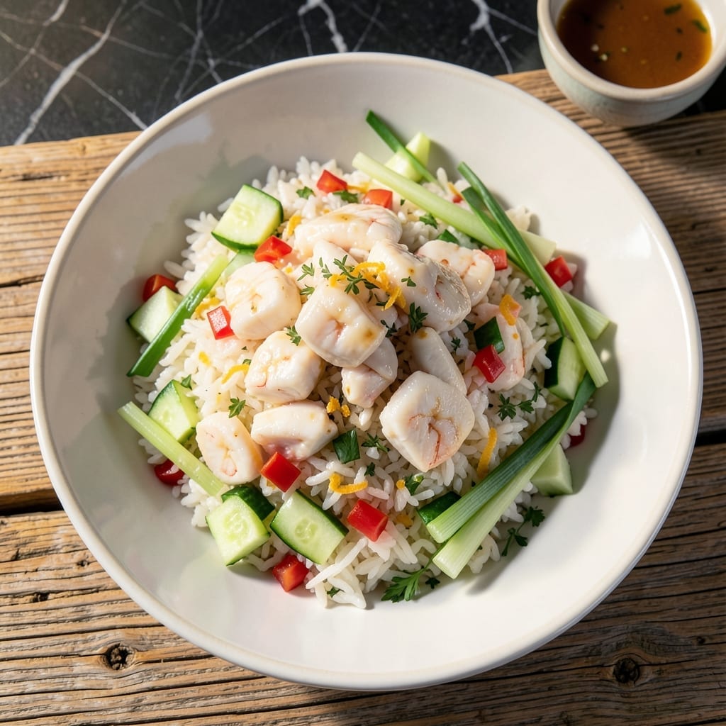 Crab Rice Salad Recipe: Light and Refreshing Seafood Delight