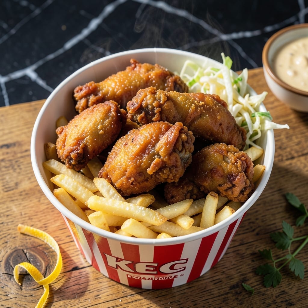 KFC Original Recipe Chicken Bucket: Crispy 11-Herb Crunch at Home