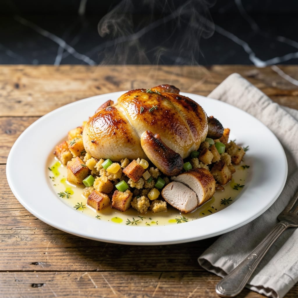 Chicken and Stuffing Recipe: Savory Herb-Infused One-Pan Meal