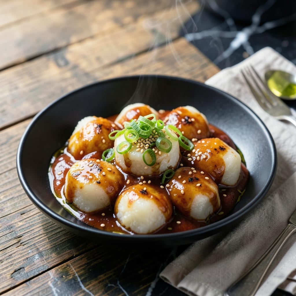 Palia Spicy Rice Cakes Recipe: Wok-Charred Savory Crispiness