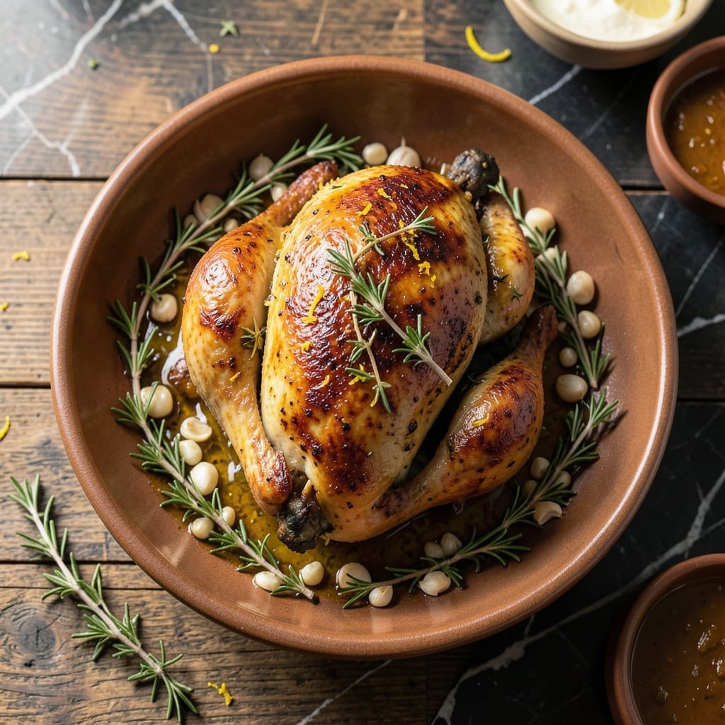 Thyme & Chicken Recipe: Herb-Infused Juiciness with Golden Skin