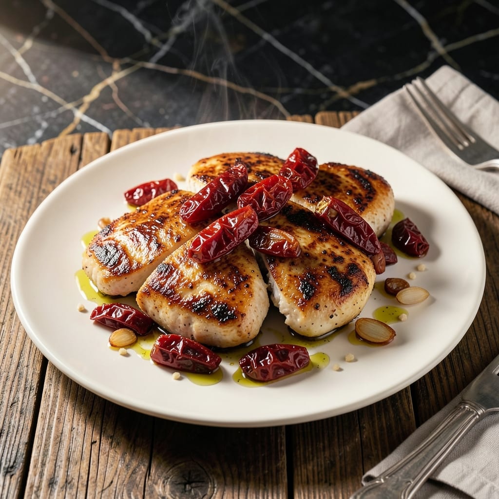 Chicken and Dried Tomatoes Recipe: Mediterranean-Inspired Skillet Meal
