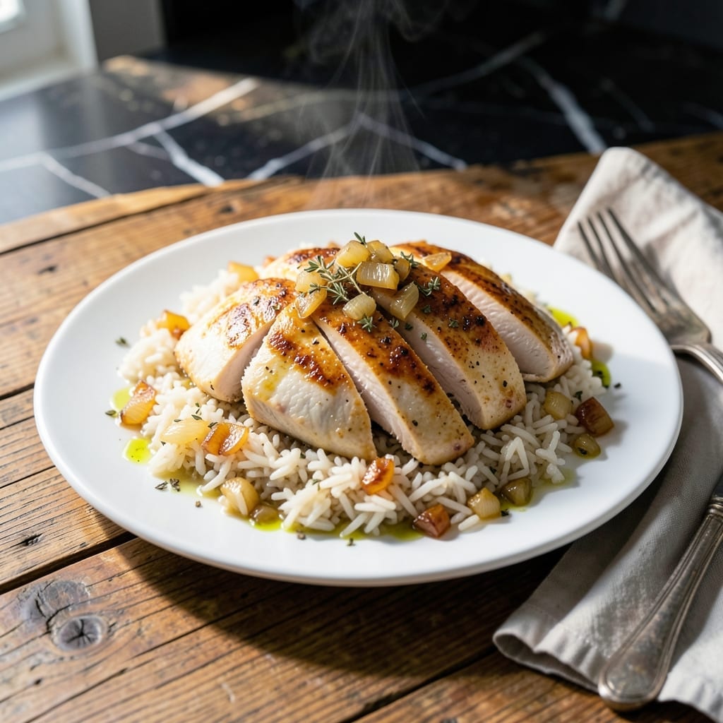 Frozen Chicken and Rice Pressure Cooker Recipe: Set-It-and-Forget-It Savory Meal