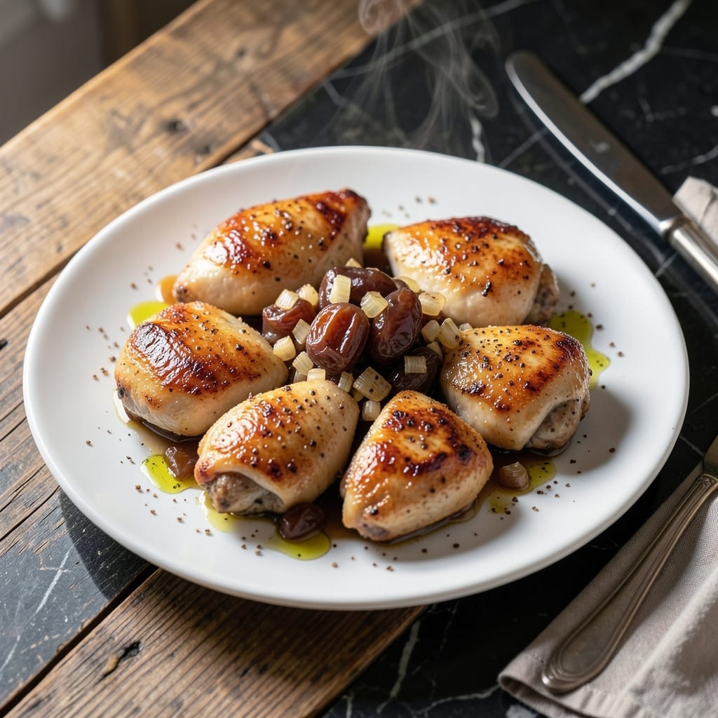 Chicken With Dates Recipe: Sweet and Savory Moroccan Flavor
