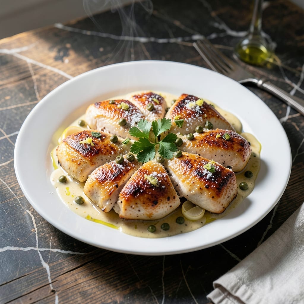 Chicken Piccata Crockpot Recipe: Zesty Lemon-Caper Slow Cooker Magic