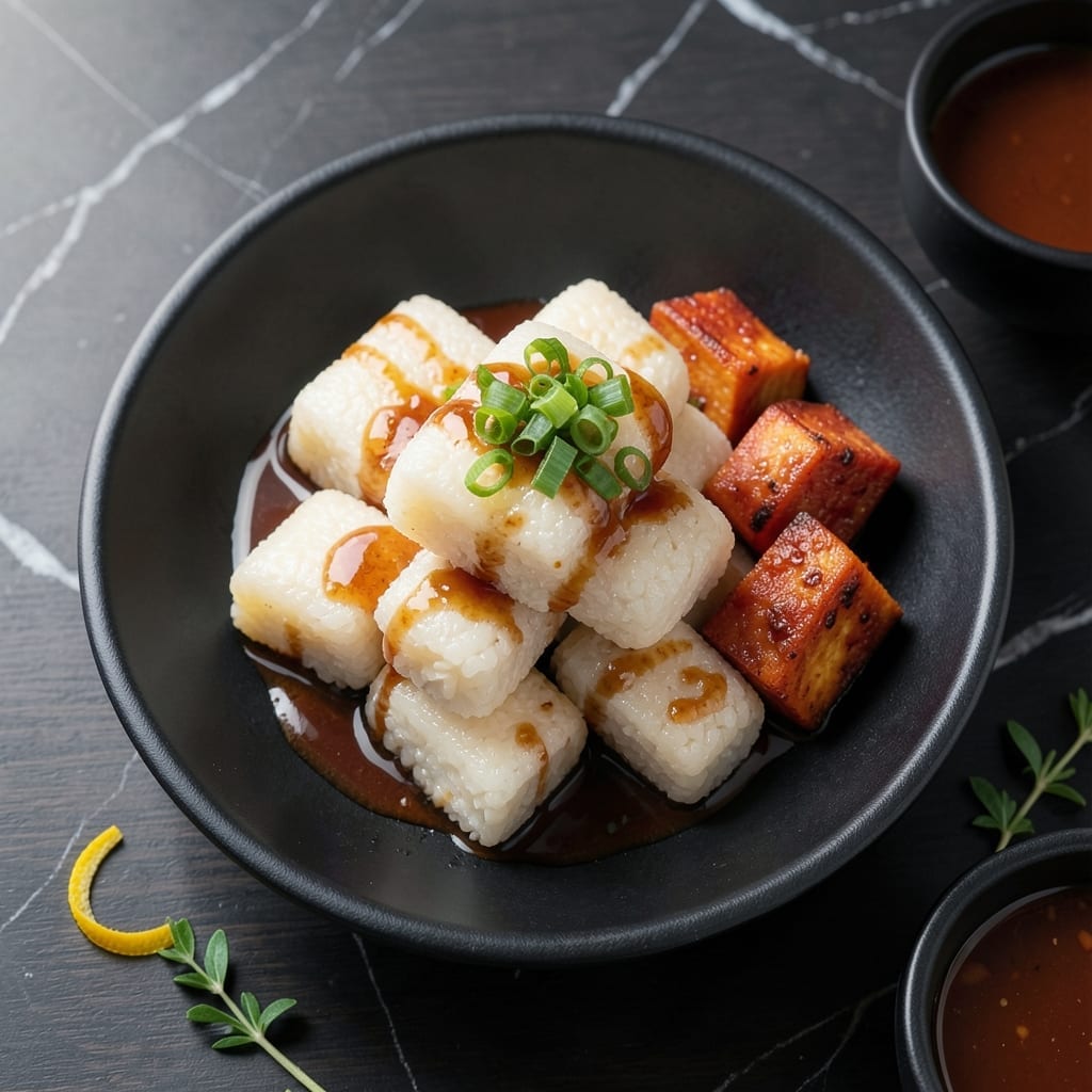 Korean Rice Cake Recipe With Rice Flour: Chewy Pillows in Sweet-Spicy Glaze