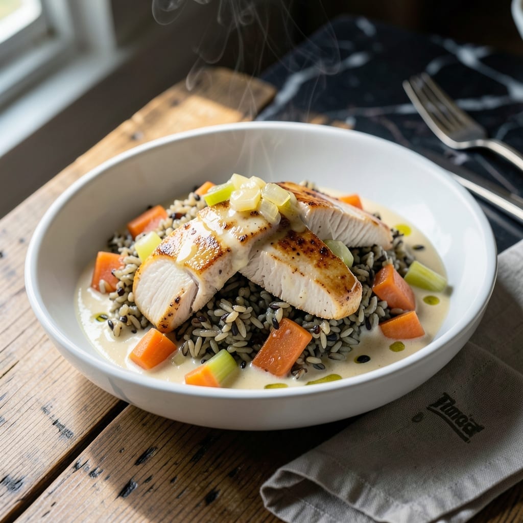 Panera Cream Of Chicken And Wild Rice Recipe: Copycat Soup With Tender Bites