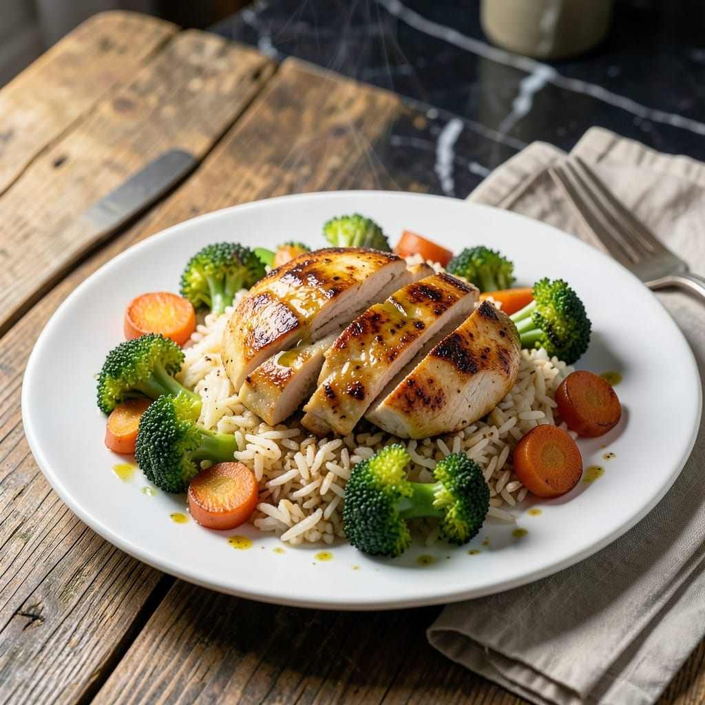 Chicken Rice Broccoli Carrots Recipe: Nutrient-Packed One-Pan Meal