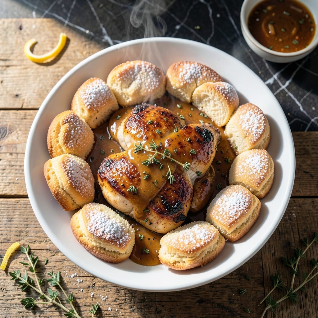 Chicken Over Biscuits Recipe: Flaky Layers and Hearty Bites