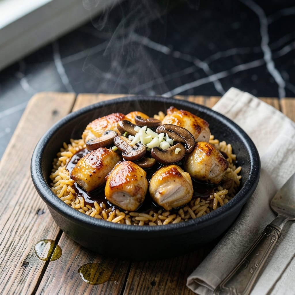 Malaysian Claypot Chicken Rice Recipe: Wok-Charred Aromatic Tradition