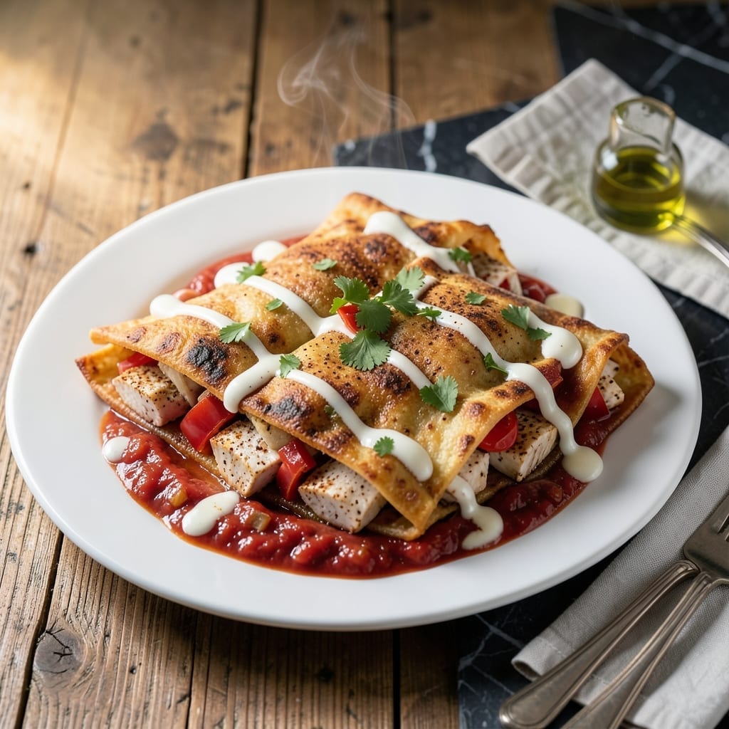 Recipe For Chicken Chimichangas: Crispy Golden Shells With Spiced Filling