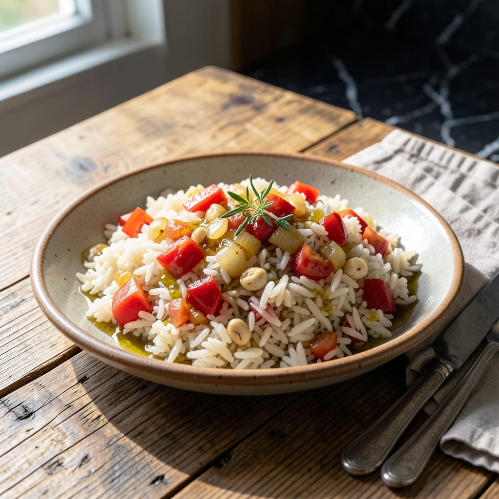 French Rice Recipe: Rustic Comfort with Tomato-Infused Grains French Rice Recipe: Rustic Comfort with Tomato-Infused Grains