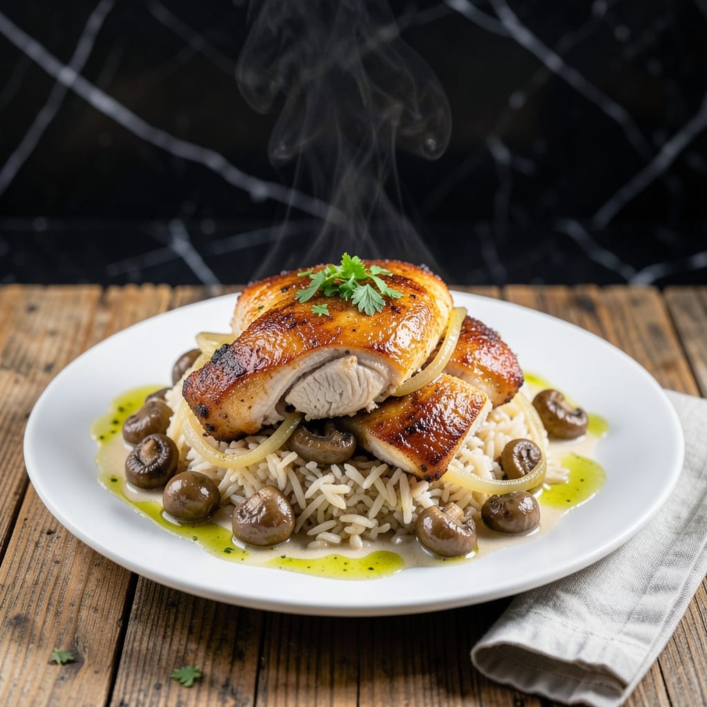 Chicken Mushroom Rice Crockpot Recipe: Hands-Off Creamy Comfort