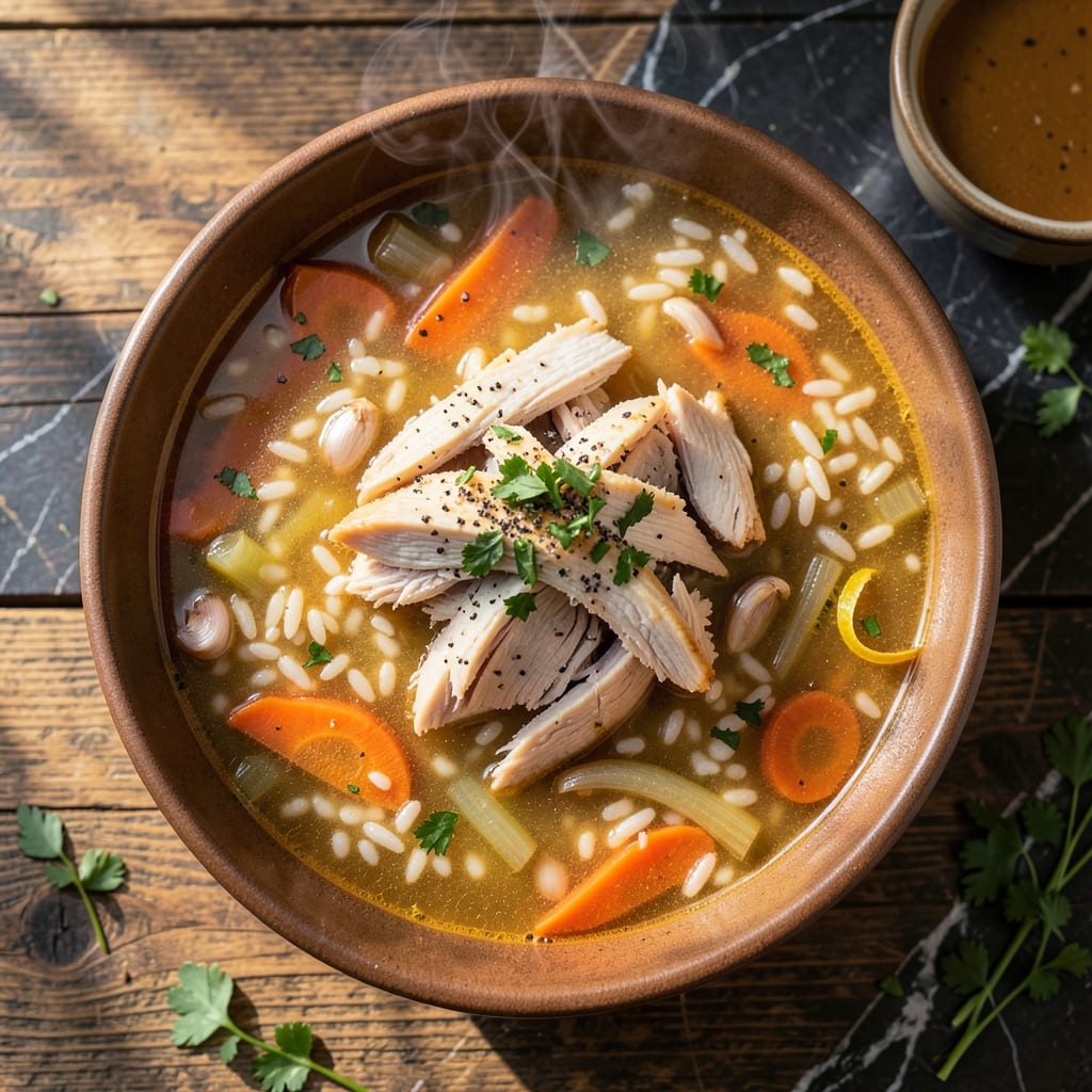 Turkey Rice Soup Recipe With Carcass: Zero-Waste Stockpot Savior Turkey Rice Soup Recipe With Carcass: Zero-Waste Stockpot Savior