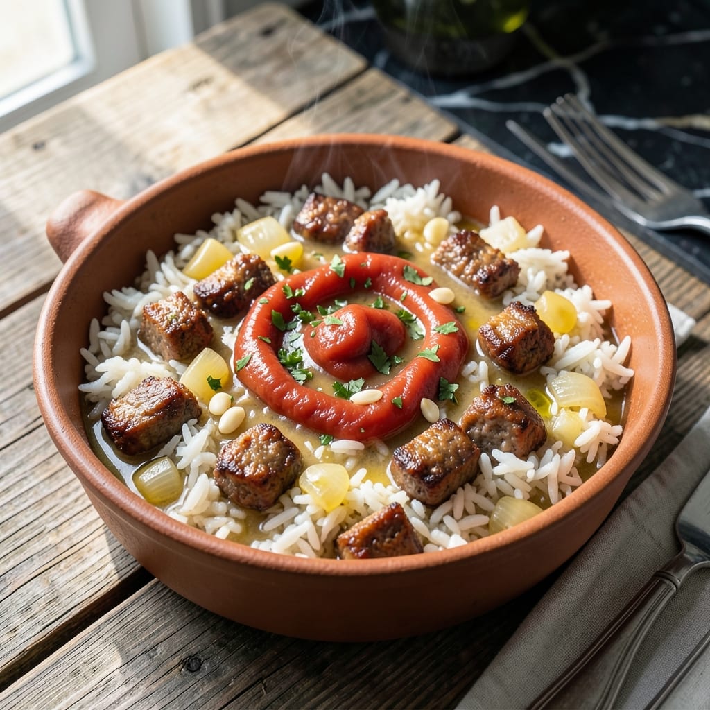 Linguica Rice Recipe: Portuguese-Inspired Sausage and Grain Medley