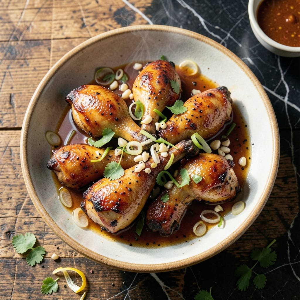 Vietnamese Chicken Thigh Recipe: Lemongrass and Fish Sauce Infused Vietnamese Chicken Thigh Recipe: Lemongrass and Fish Sauce Infused