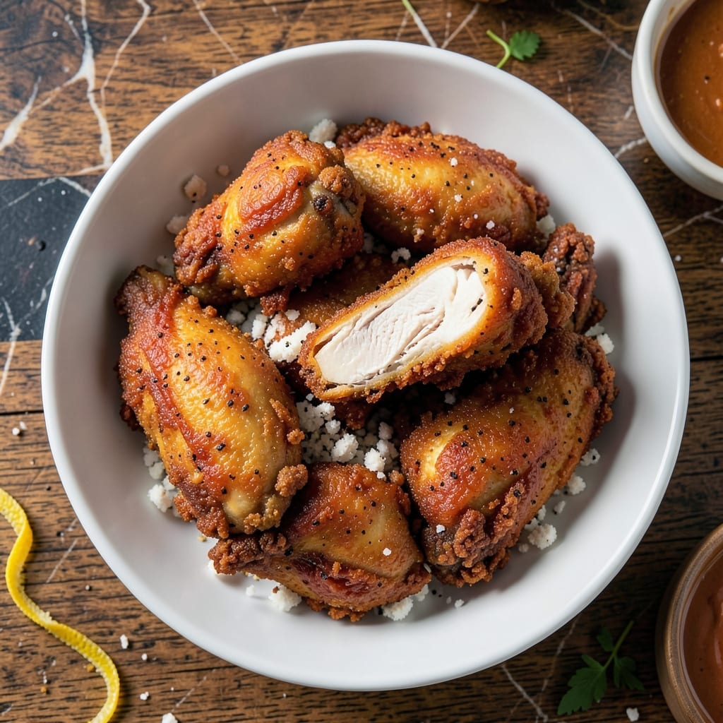 Crunchiest Fried Chicken Recipe: Double-Dredged Shatter Crust Crunchiest Fried Chicken Recipe: Double-Dredged Shatter Crust
